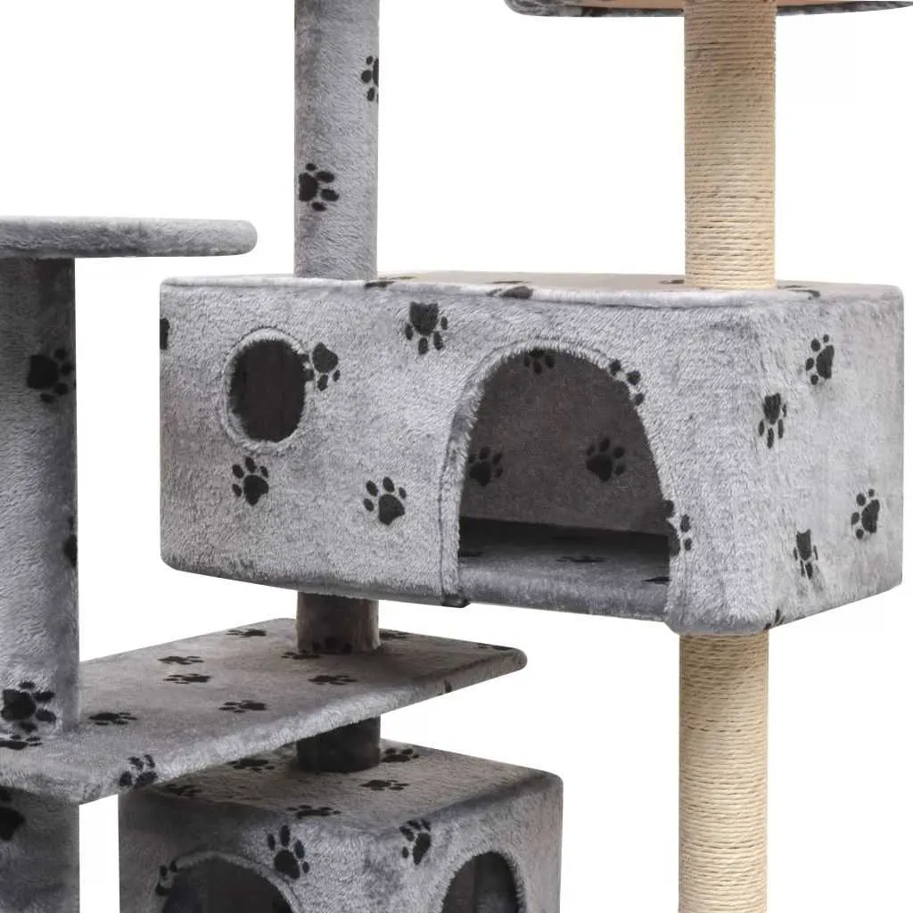 125cm Paw Print - Cat Scratching Tree