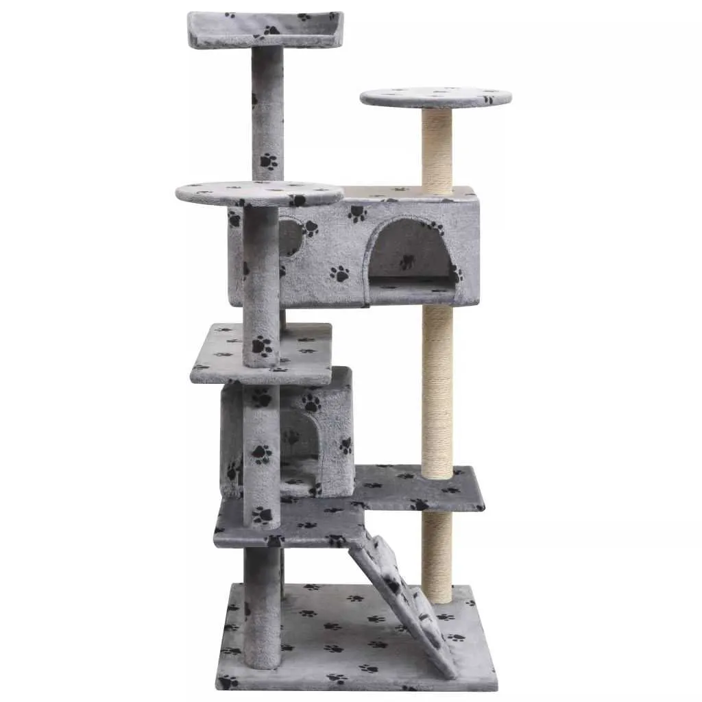 125cm Paw Print - Cat Scratching Tree