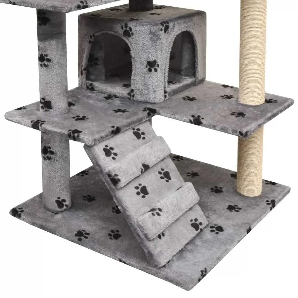 125cm Paw Print - Cat Scratching Tree