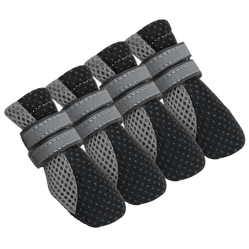 4pc Set - Reflective Waterproof No Slip Pet Boots