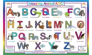 ABC Animals Placemat