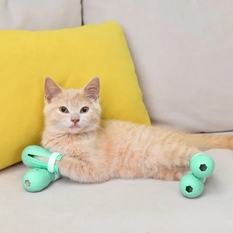 Adjustable Anti-Scratch Cat Bath Boots