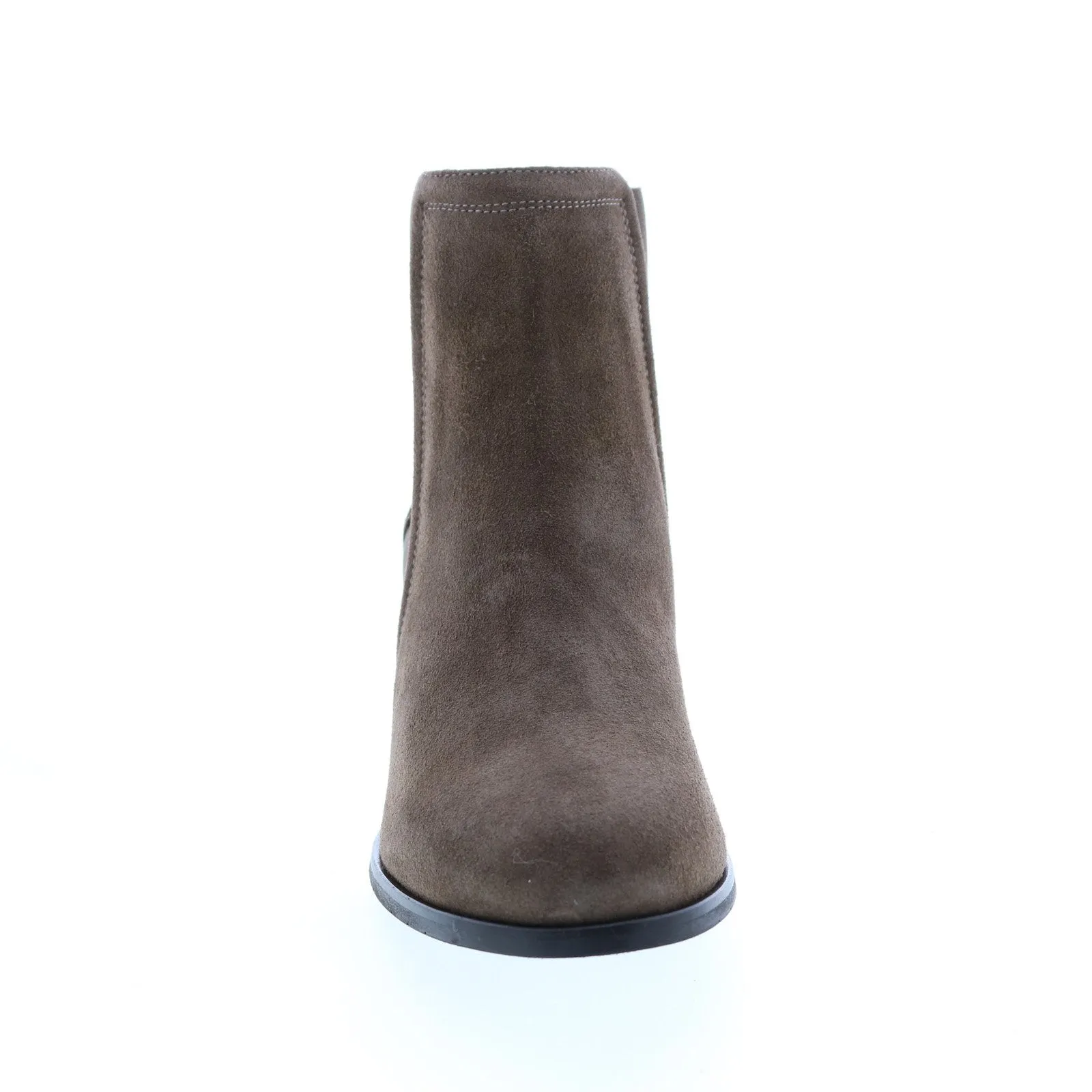 Aquatalia Neeva Suede Elastic 34L3573-TPE Womens Brown Suede Chelsea Boots