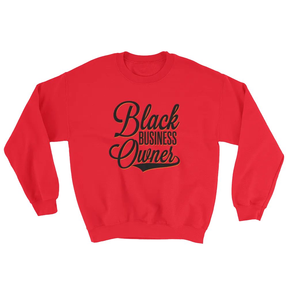 Black Business Owner (Black) Unisex Sweatshirt