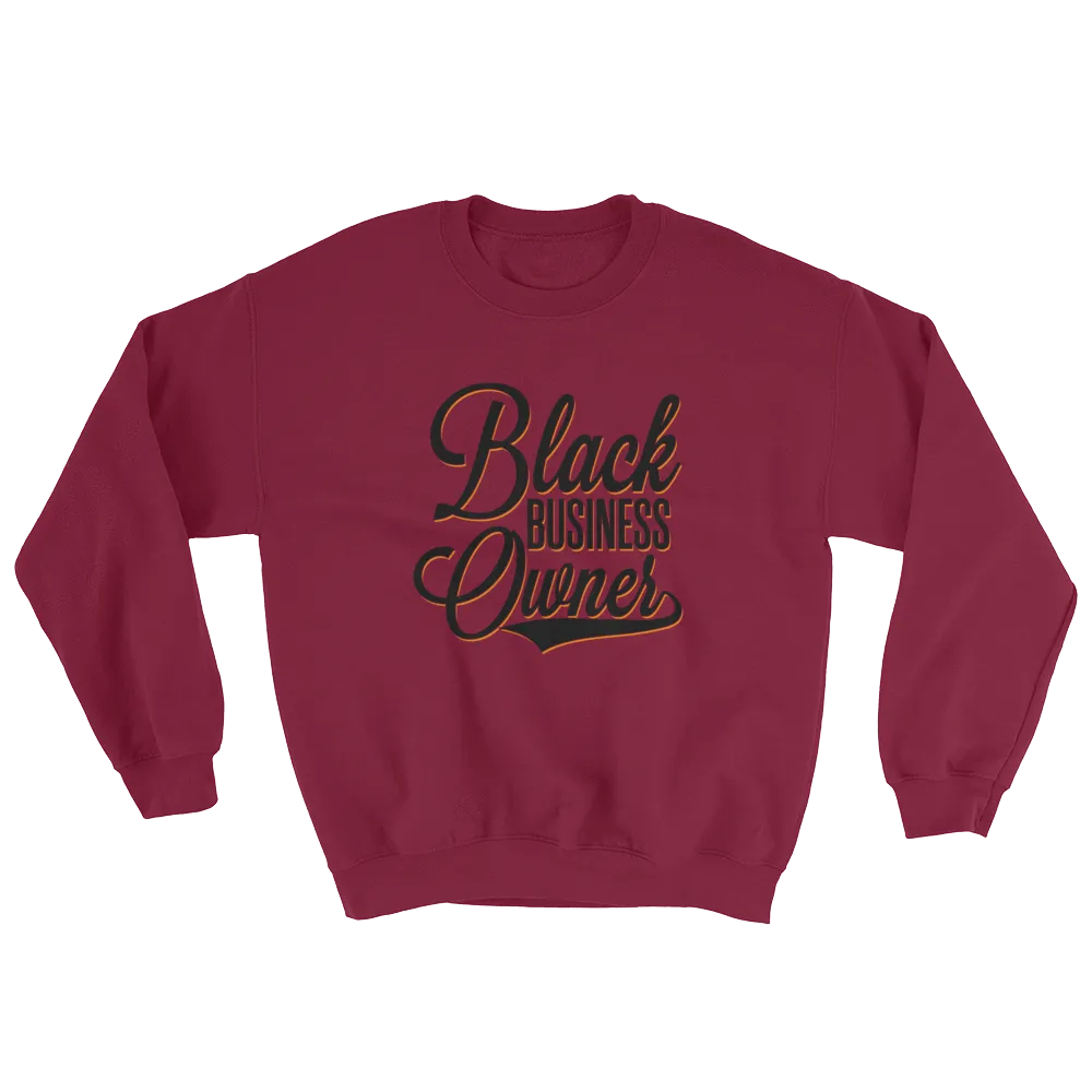 Black Business Owner (Black) Unisex Sweatshirt