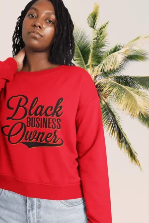Black Business Owner (Black) Unisex Sweatshirt