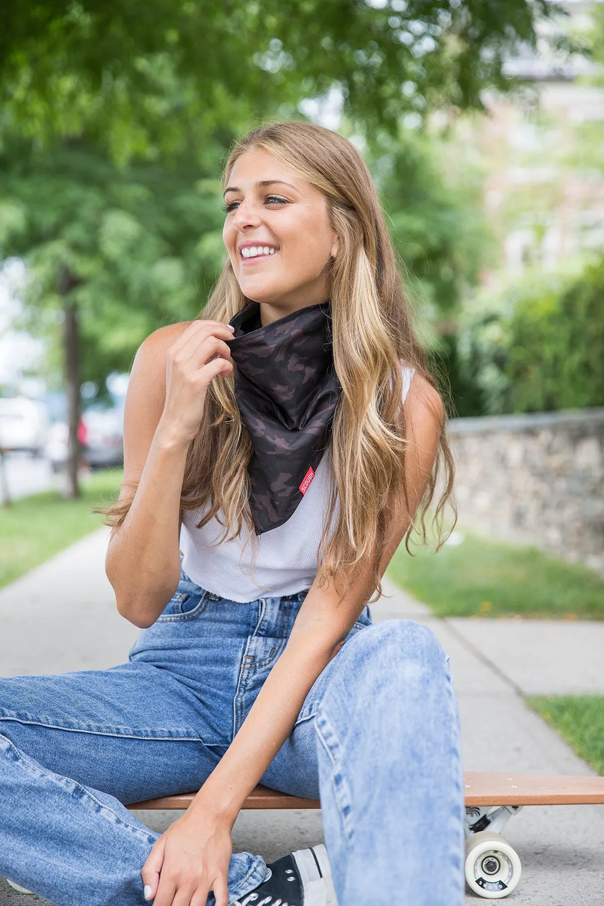 Black Camo Bandana