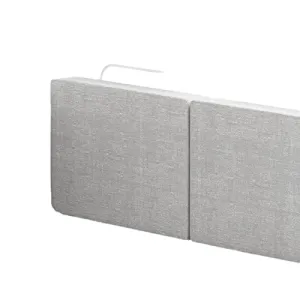 Blfyqb Guardrail Fence High Adjustable Soft Protection Gray 0.5m