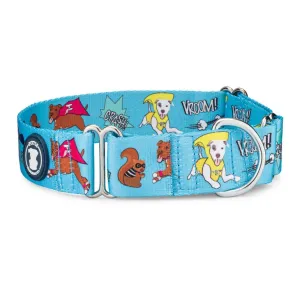Blue 'Super Pibble' Collar - Pittie Clothing Co.
