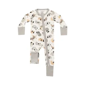 Cozy Pups Two-Way Zipper Romper by Angel Dear
