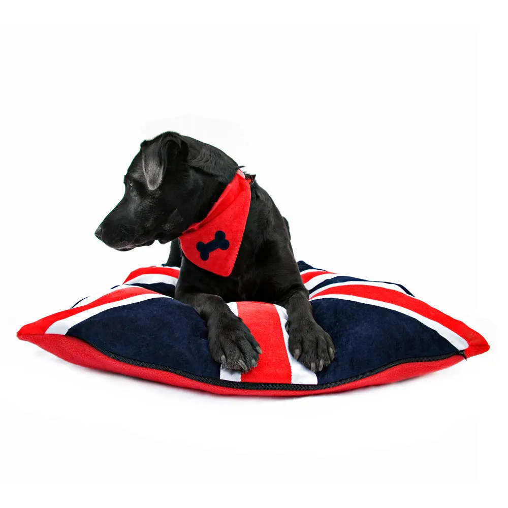 Creature Clothes Union Jack Dog Doza Bed