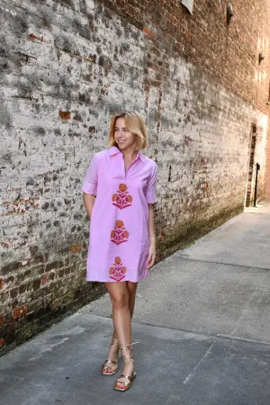 Darren Mini Dress Row Pink Milos