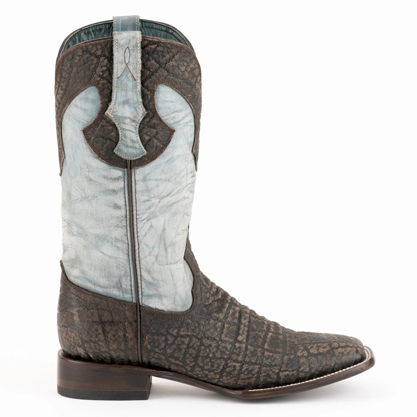 Ferrini Men's Acero Leather Square Toe Boots 1209304