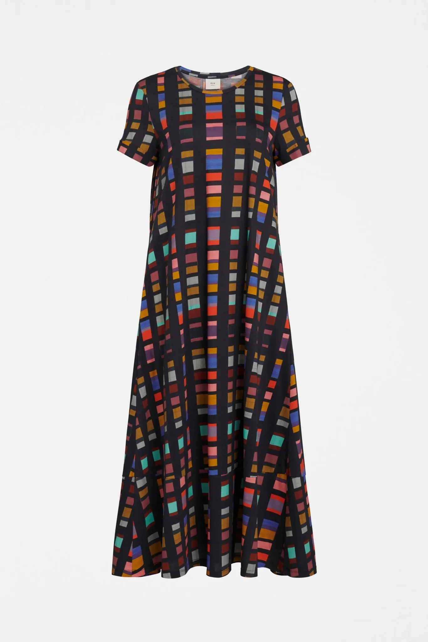 Haki Organic Cotton Dress Tessela Print