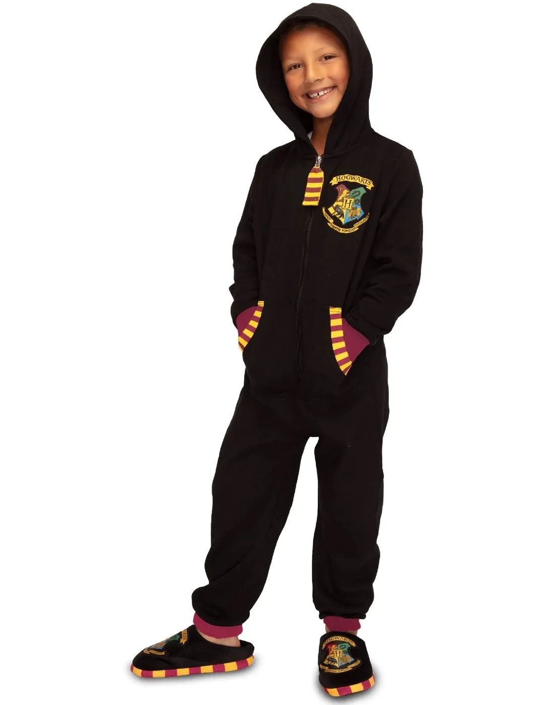 Harry Potter Hogwarts Crest Kids All-In-One Romper Onesie