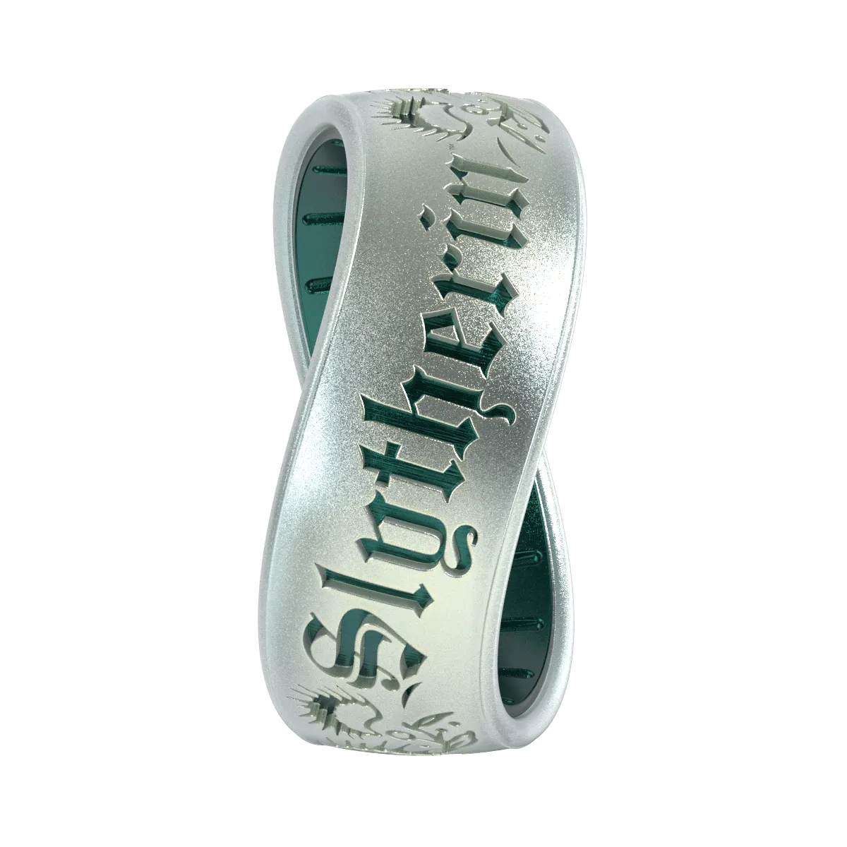 Harry Potter Silicone Ring - Floral Slytherin