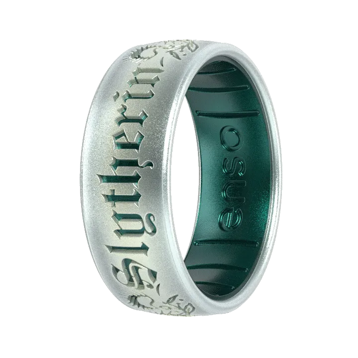 Harry Potter Silicone Ring - Floral Slytherin