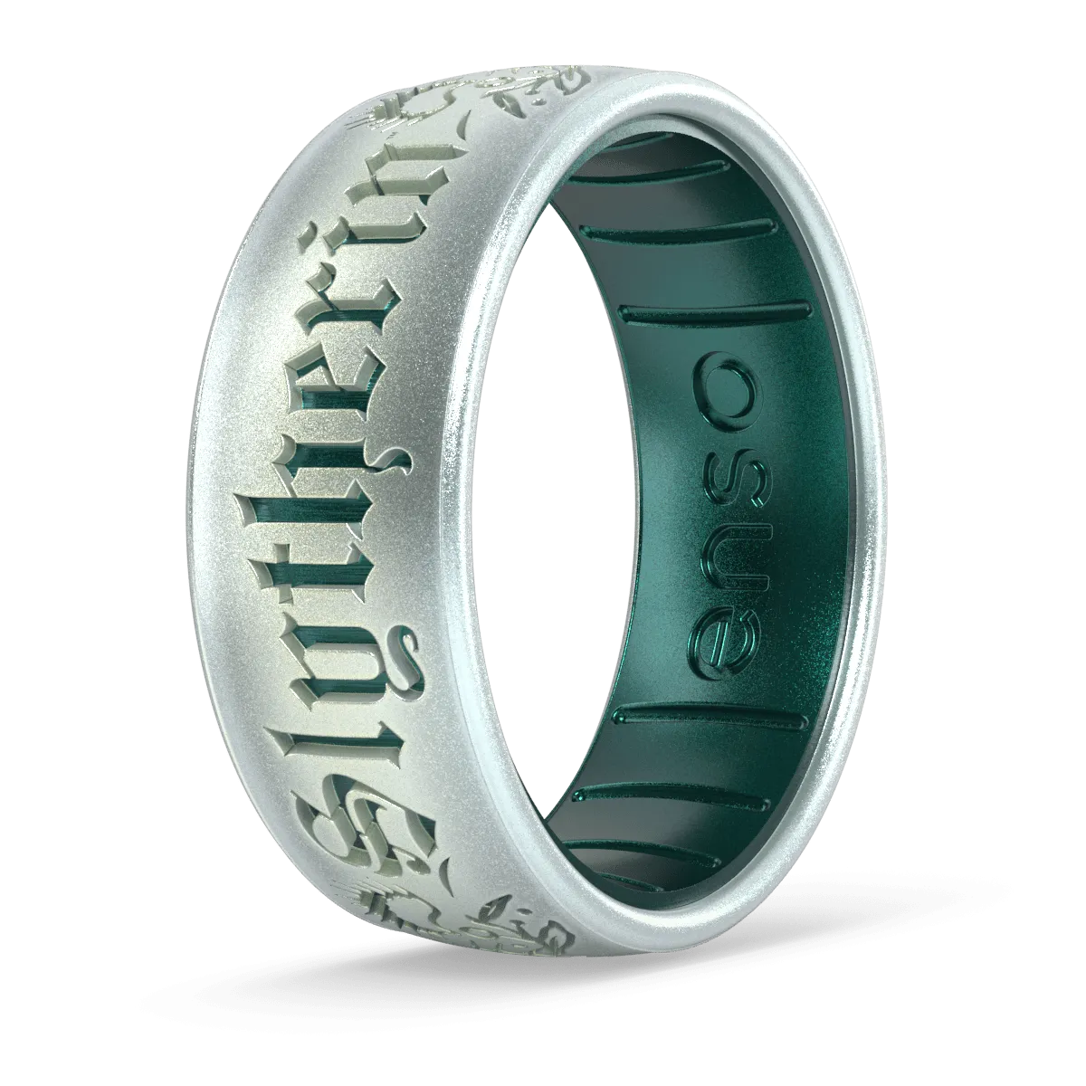 Harry Potter Silicone Ring - Floral Slytherin
