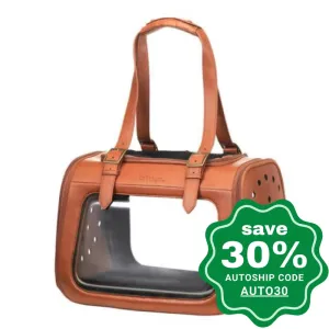 Ibiyaya - Portico Deluxe Leather Pet Transporter - Brown