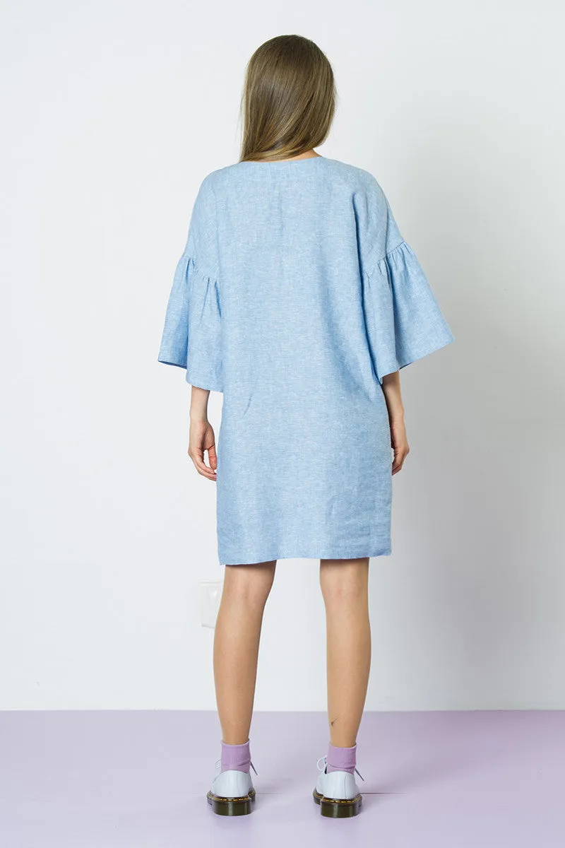 July Dress - Chambray