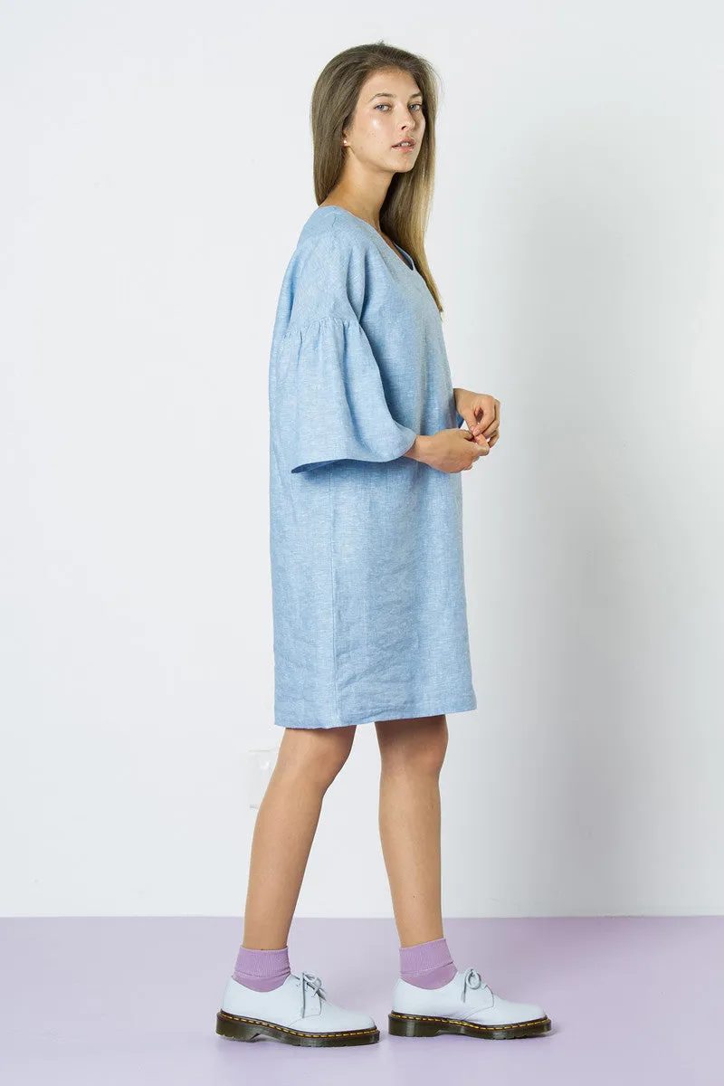July Dress - Chambray