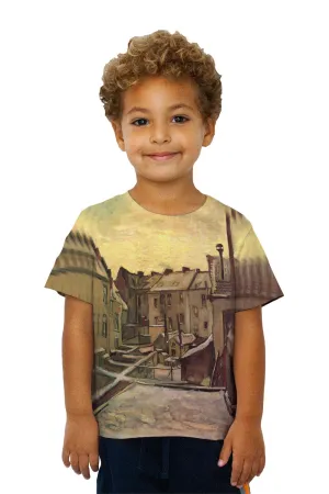 Kids Van Gogh -"Backyard of Old Houses" (1885)
