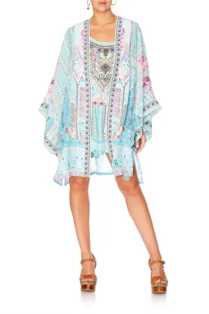 KIMONO WITH TIE BELT GARDEN STATE