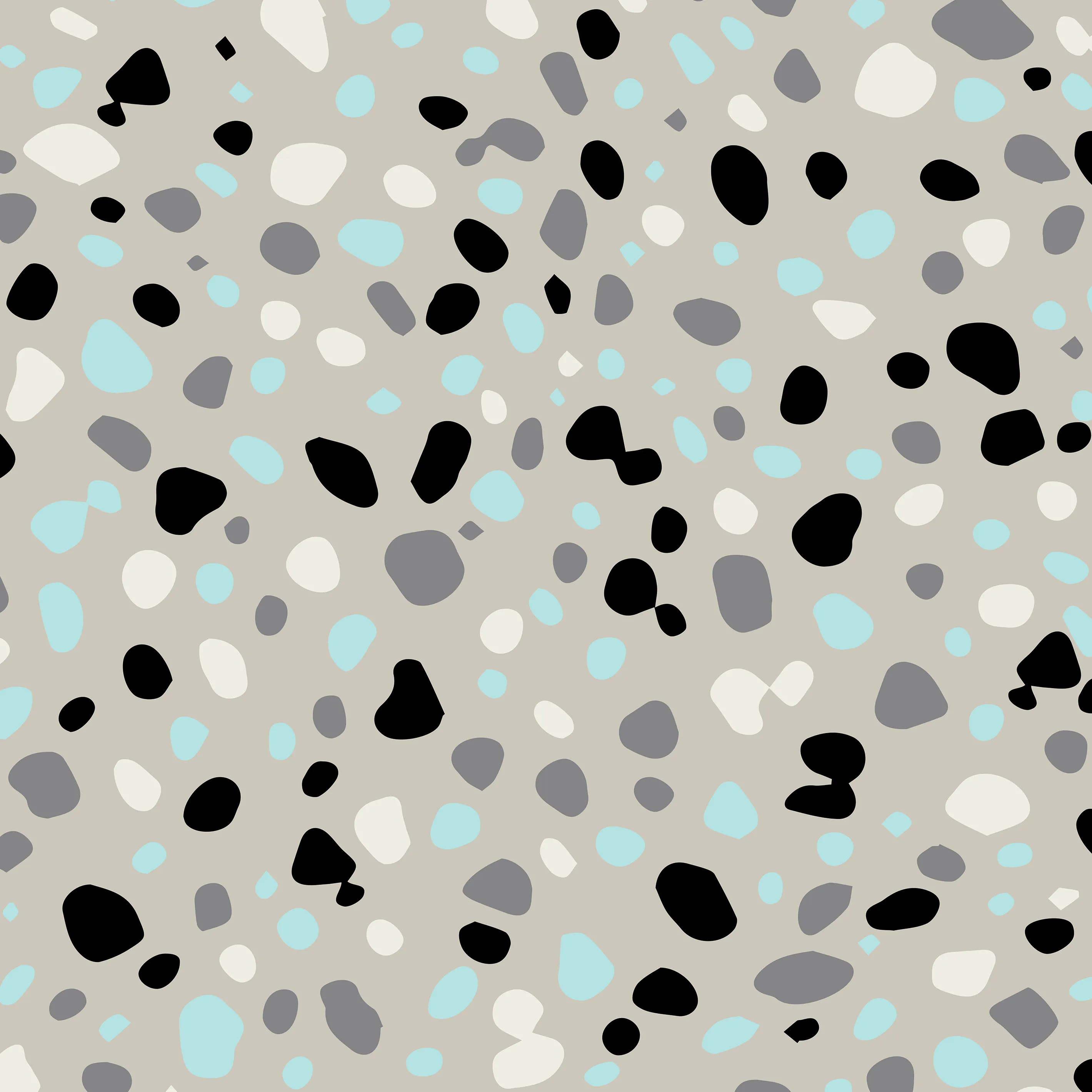 Leo Spot Taupe Bandana