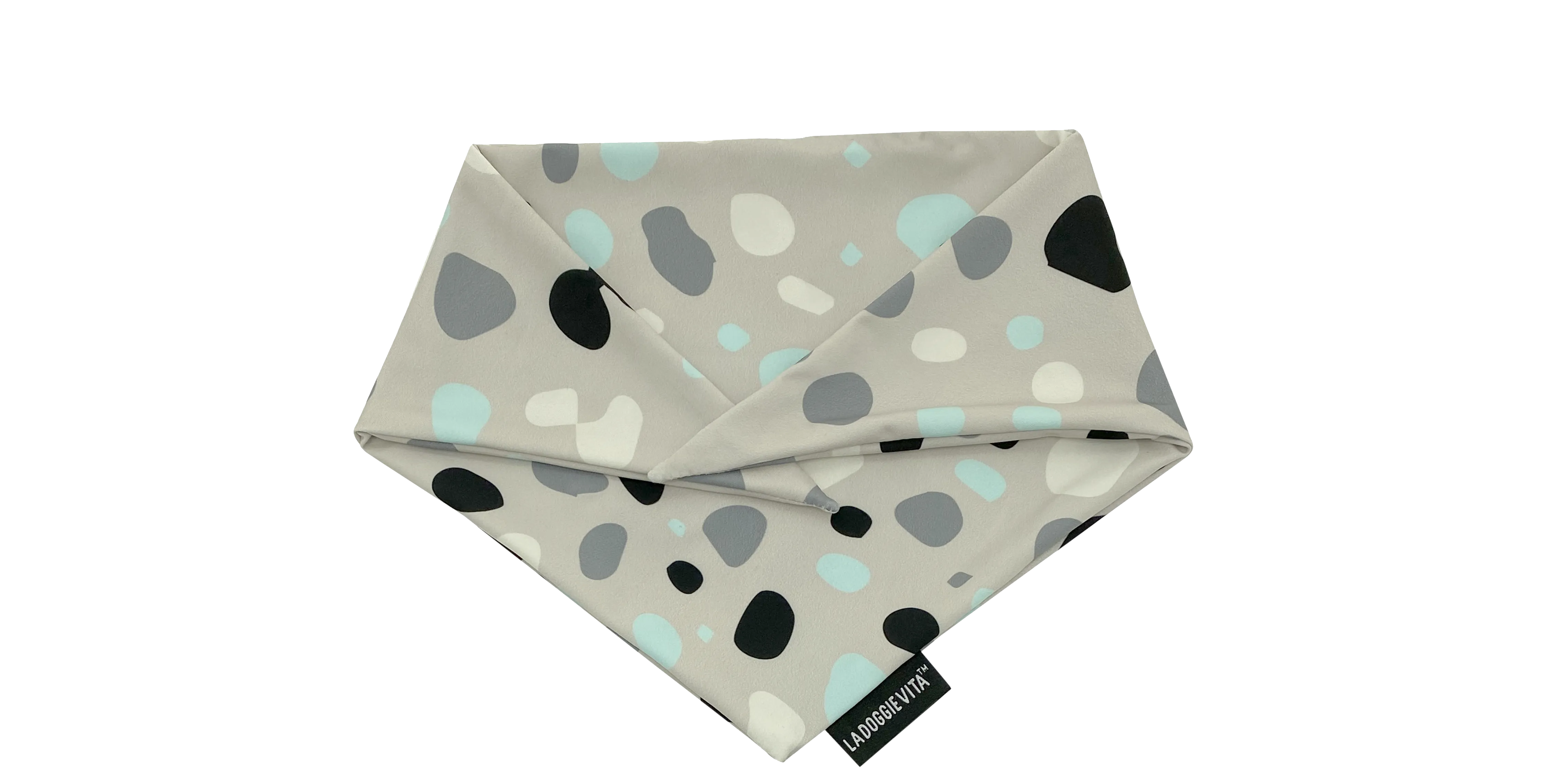 Leo Spot Taupe Bandana