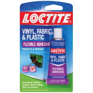 Loctite Vinyl, Fabric & Plastic High Strength Polyurethane Flexible Adhesive 1 oz