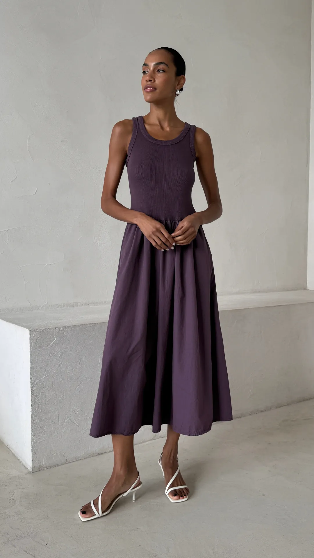 MARNIE DRESS - GRAPE