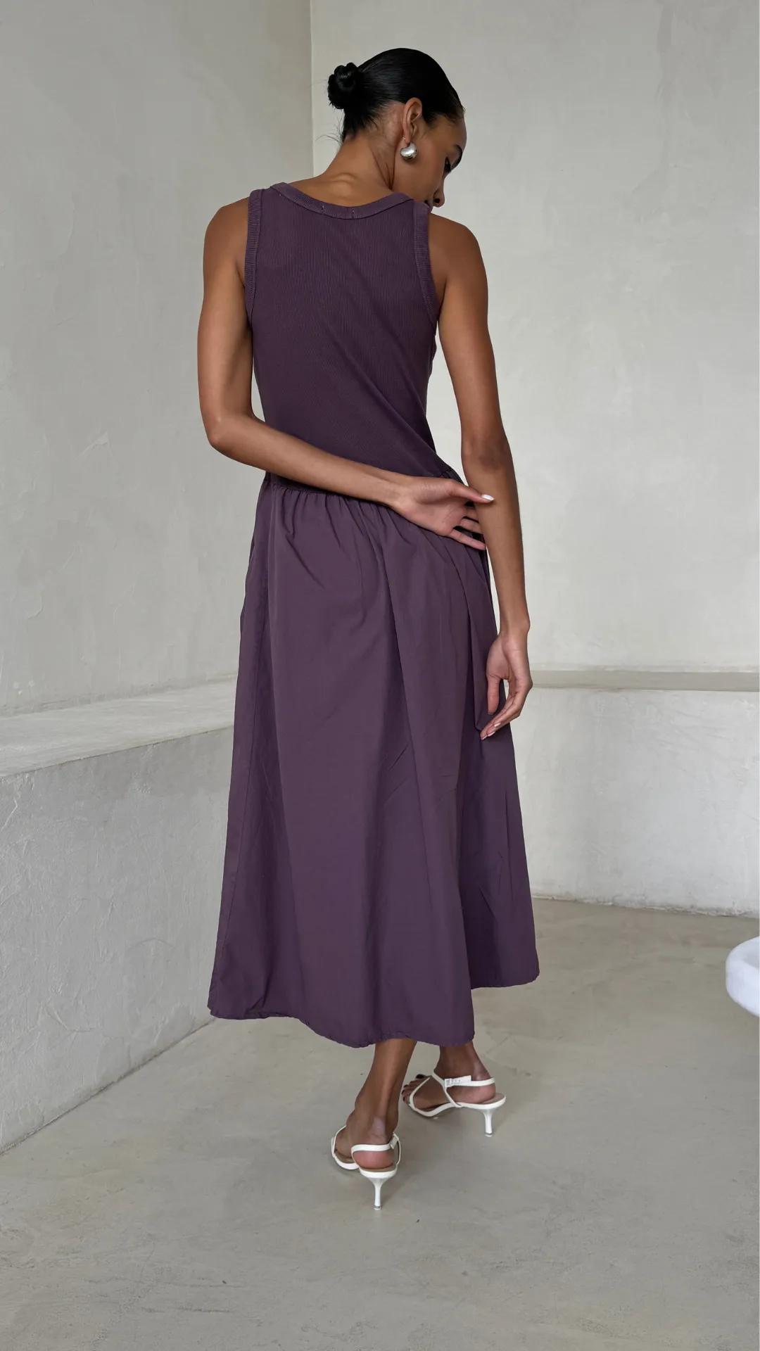 MARNIE DRESS - GRAPE