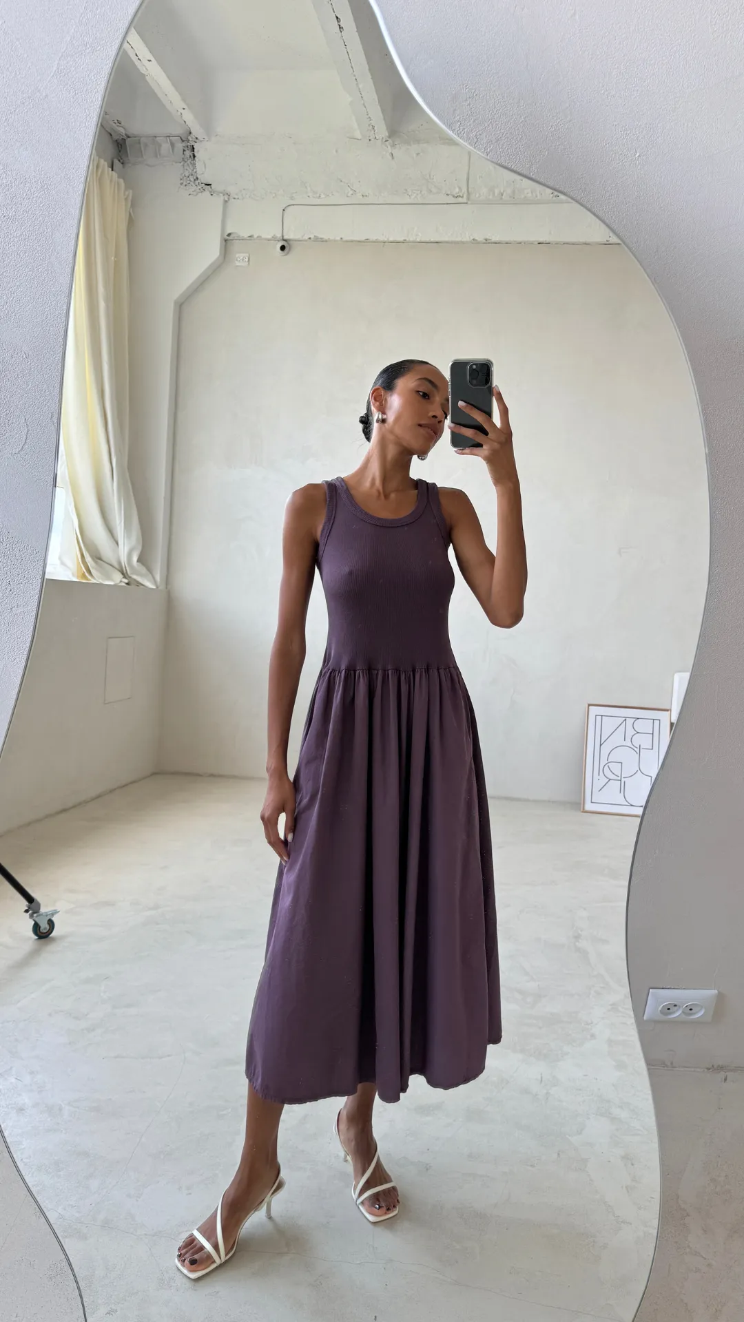 MARNIE DRESS - GRAPE
