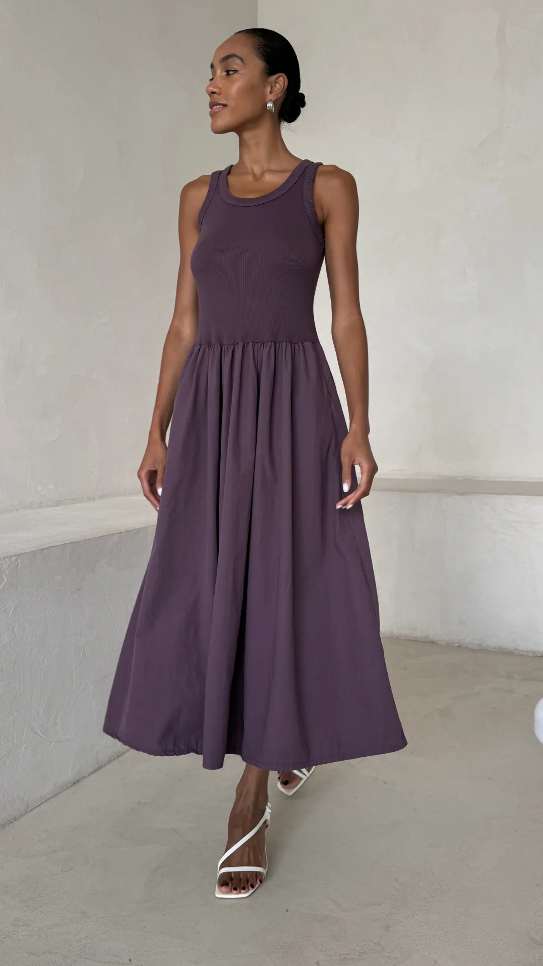 MARNIE DRESS - GRAPE