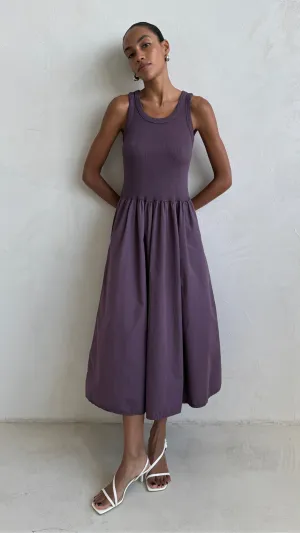 MARNIE DRESS - GRAPE