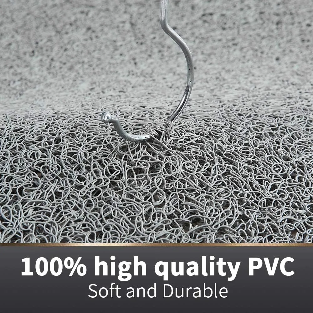 Non Slip Comfort Bathtub Mats with Drain 24x16Inch