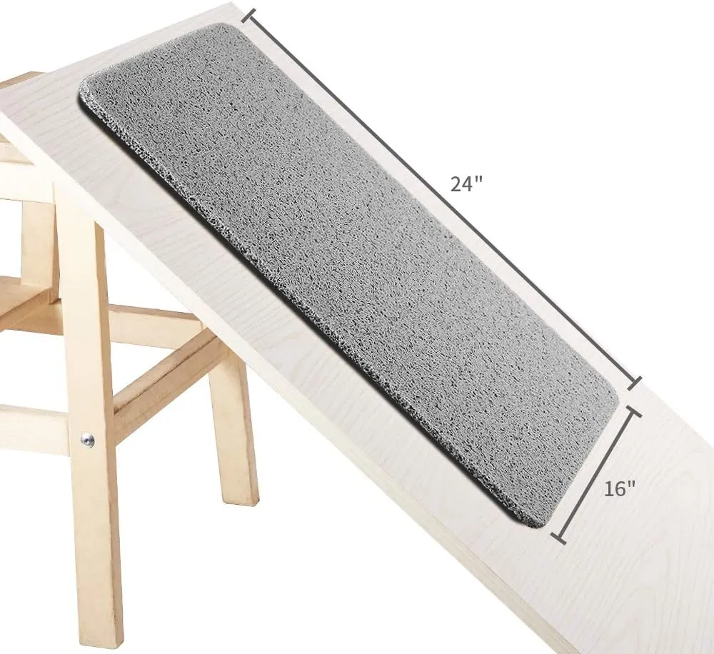 Non Slip Comfort Bathtub Mats with Drain 24x16Inch