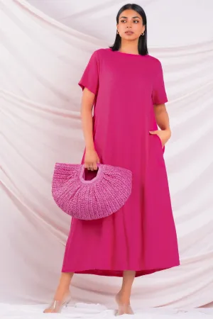 Oversized Linen Maxi Dress