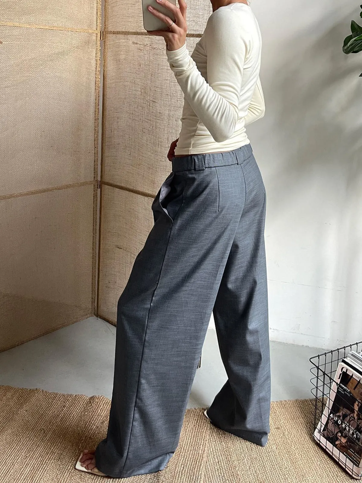 Oversized Wide Graceful Leg Pants