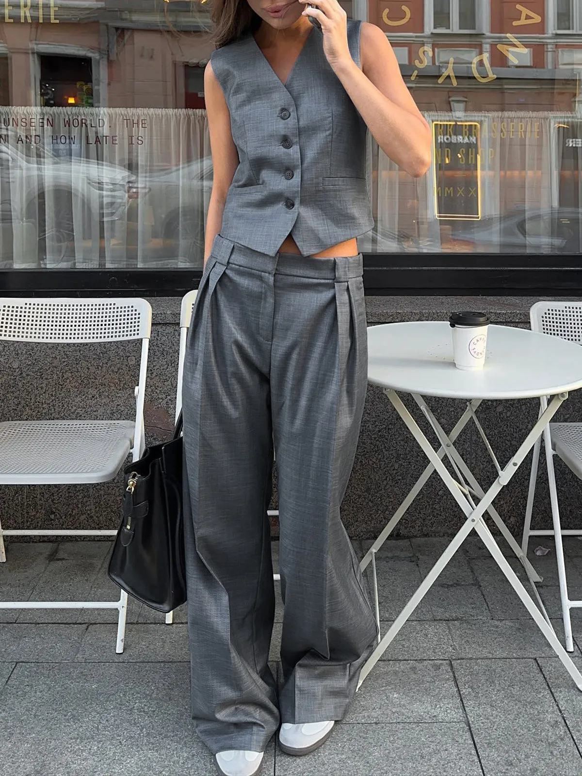 Oversized Wide Graceful Leg Pants