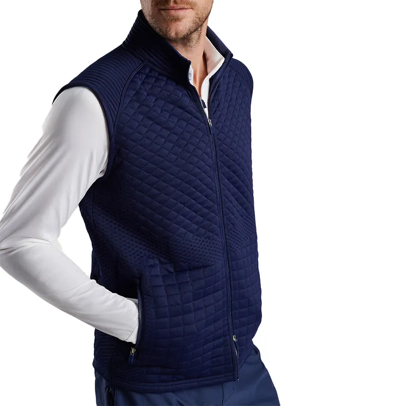 PETER MILLAR Orion Performance Quilted Men's Vest (Navy)