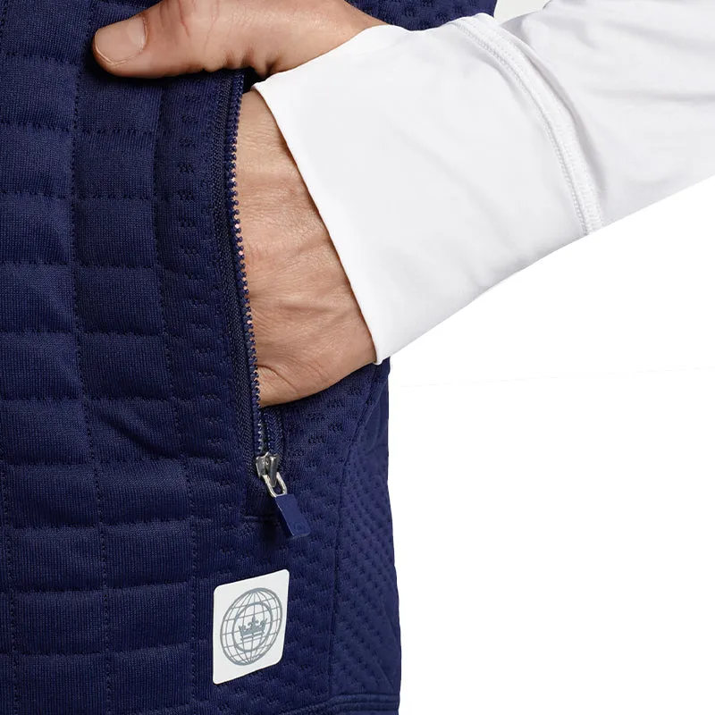 PETER MILLAR Orion Performance Quilted Men's Vest (Navy)