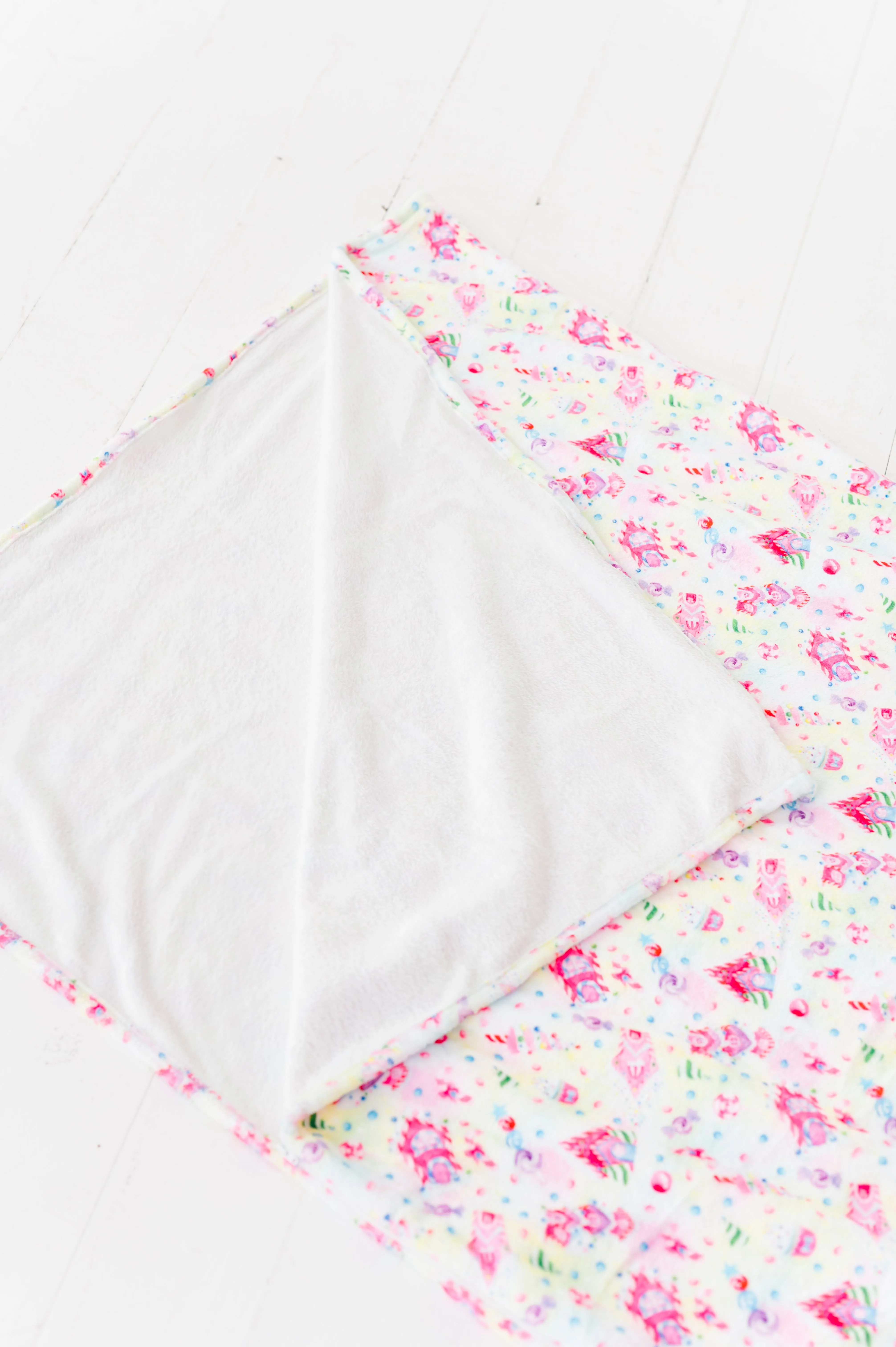 Plush Lounge Bag-Gingerbread Houses