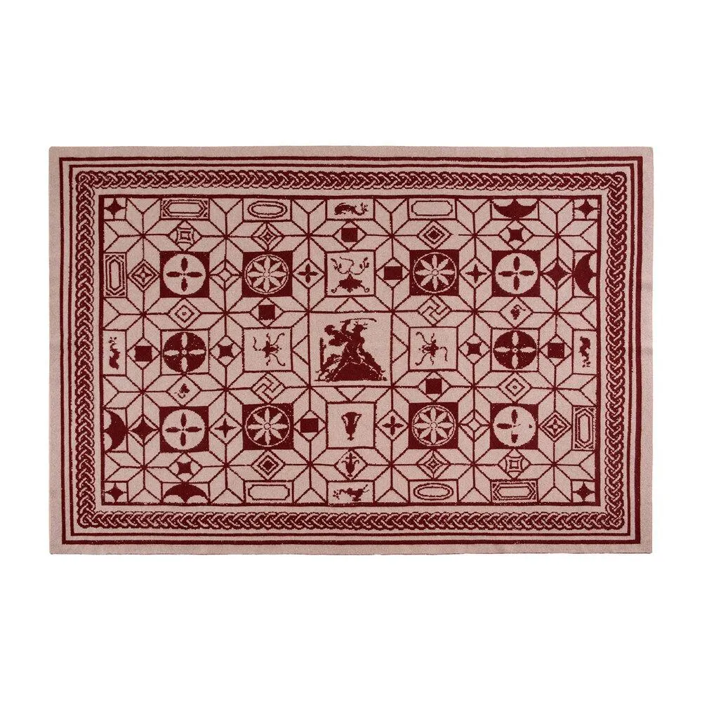 Pompeii Rust Cashmere Blankets by Saved NY