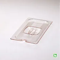 RUBBERMAID 1/3 SIZE, COLD FOOD PAN COVER, CLEAR