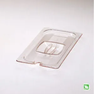 RUBBERMAID 1/3 SIZE, COLD FOOD PAN COVER, CLEAR