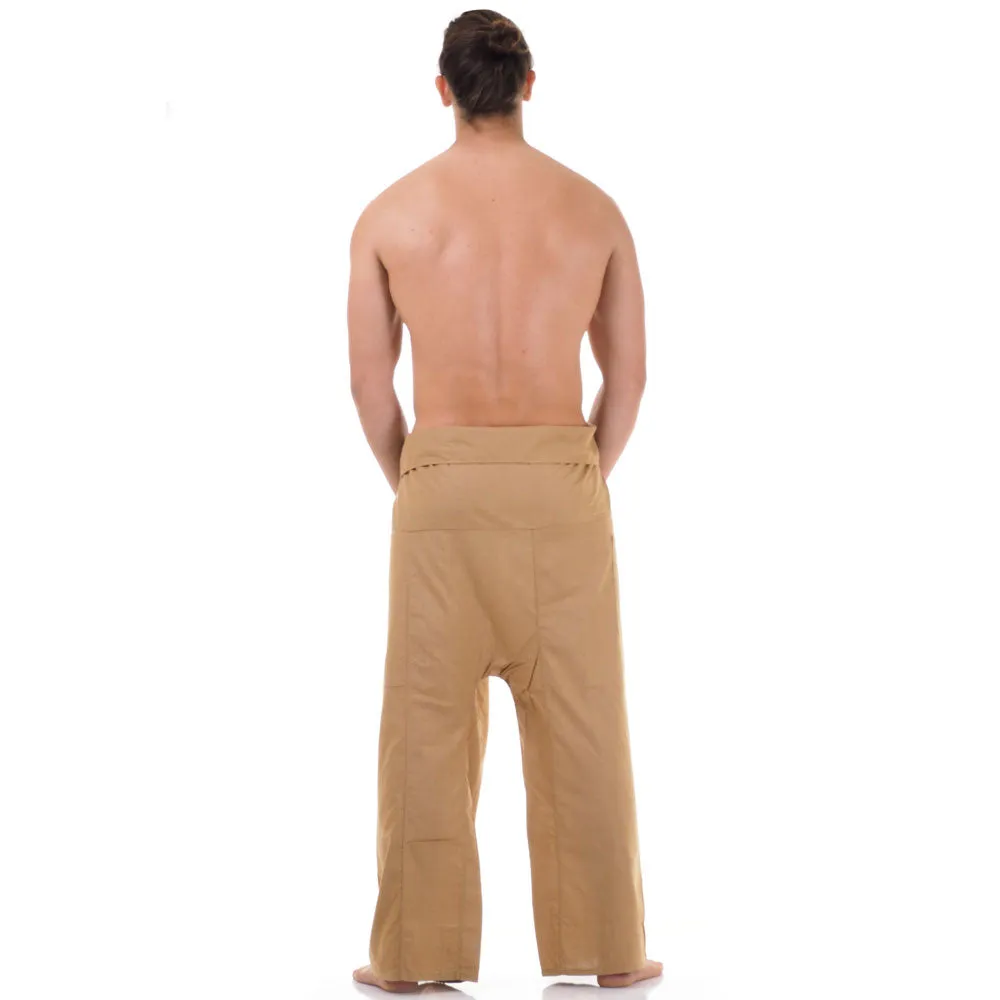 Sandy Beige Men's Thai Fisherman Pants