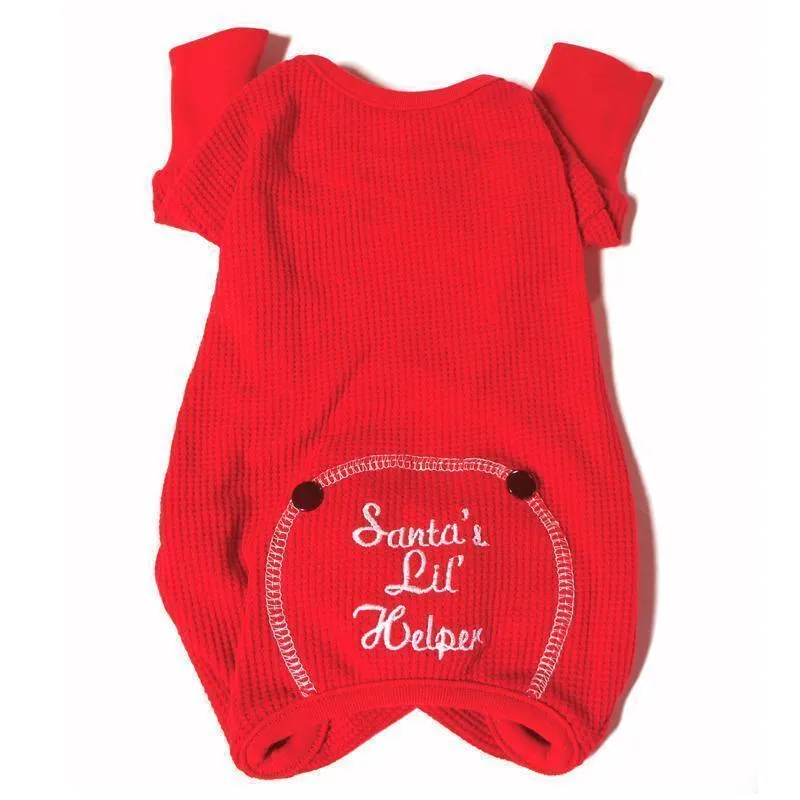 Santa's Lil' Helper Dog Pajamas