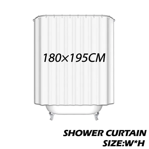 Sports Shower Curtain and Mat Set, Baseball Vintage Style Waterproof Fabric Bathroom Curtain