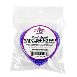 The Gypsy Quilter Mat Heart Shaped Cleaning Pad 3-1/4in x 1in